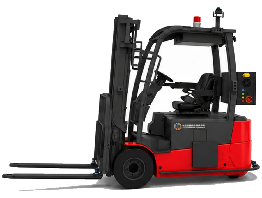 登彥科技室內外型智慧搬運 AMR 堆高機